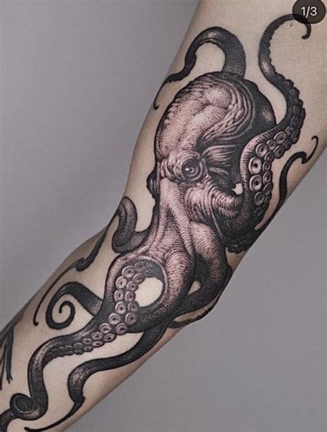 tatuaje de pulpo para hombre